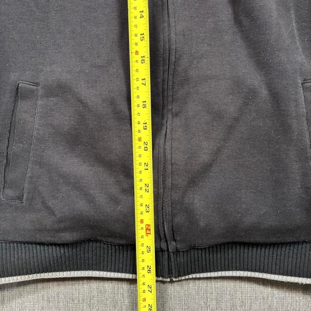 Marvin Richards heavy black zip up jacket - L - Picture 6 of 6